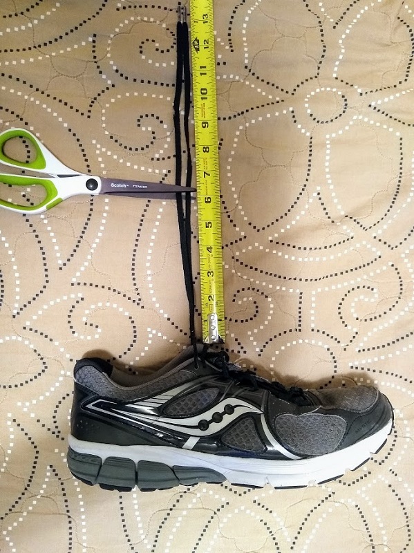 measure and cut shoelaces