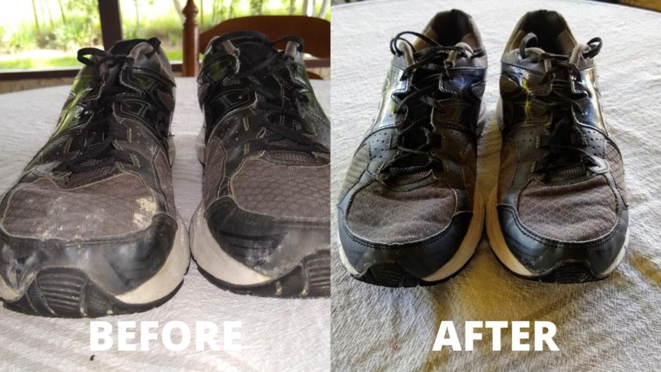 WASH SHOES BEFORE AND AFTER