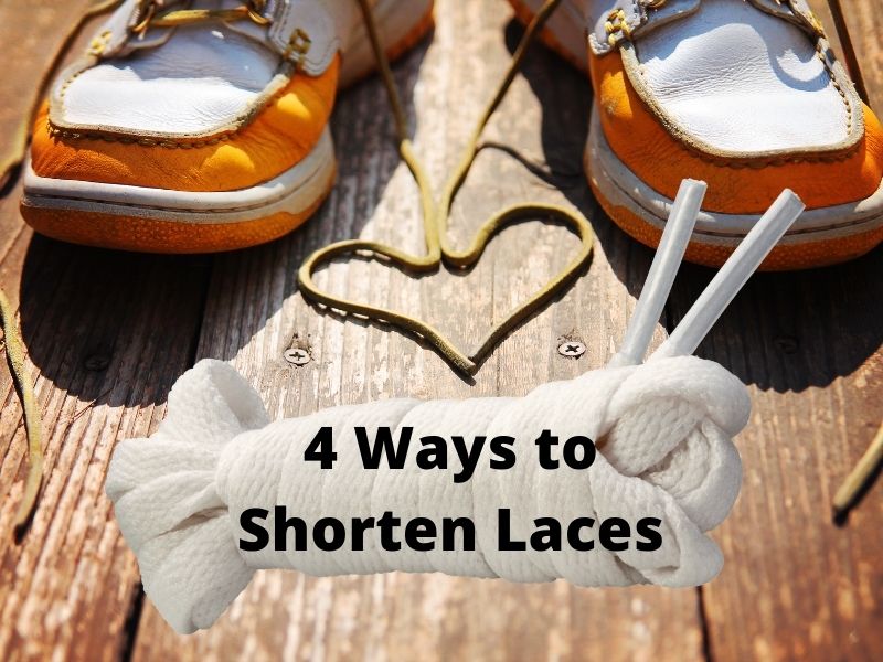ways to shorten your shoe laces