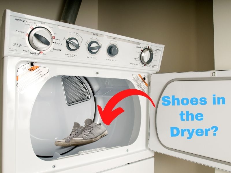 shoes in the dryer