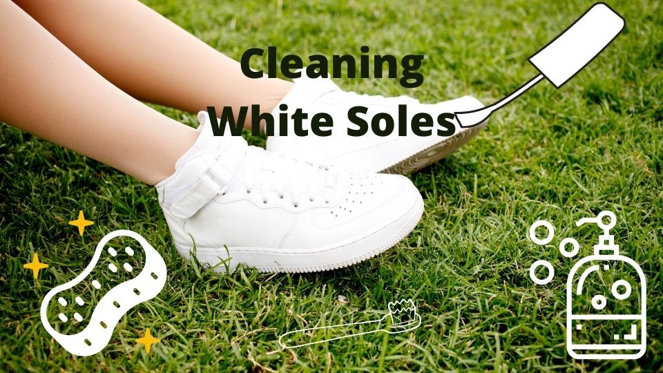 cleaning white shoe soles