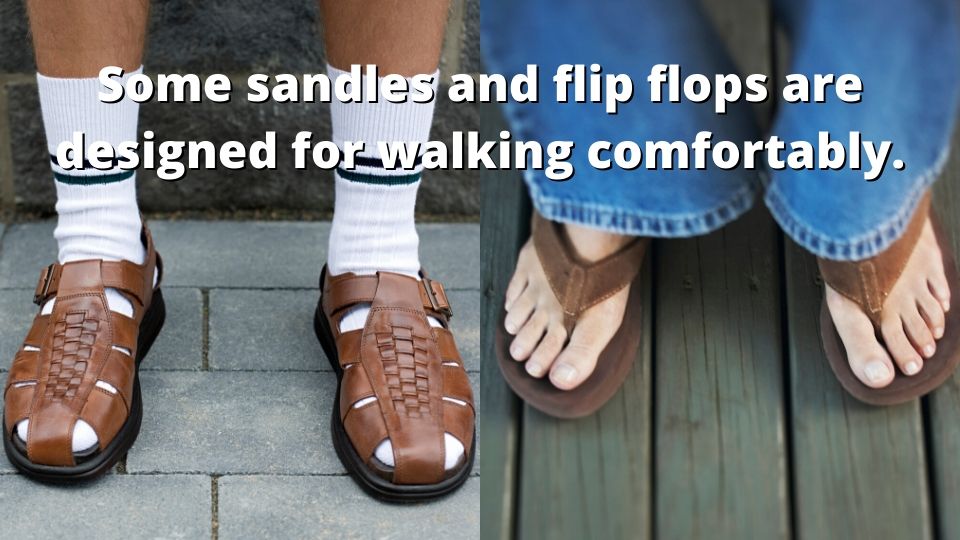 sandle and flip flop comfort