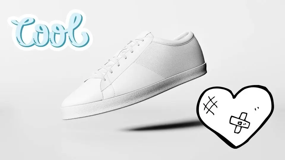 white sole shoes