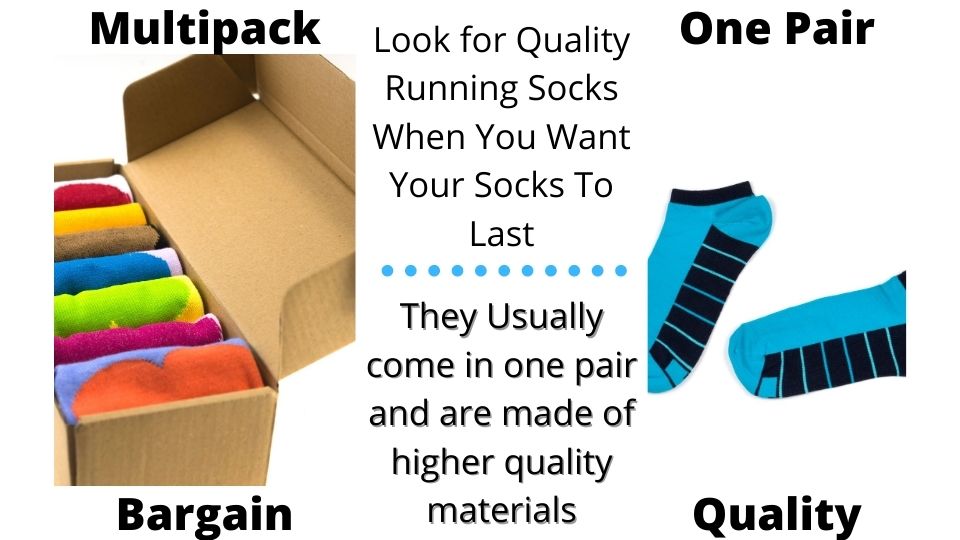 Bargin Running Socks VS Quality Running Socks