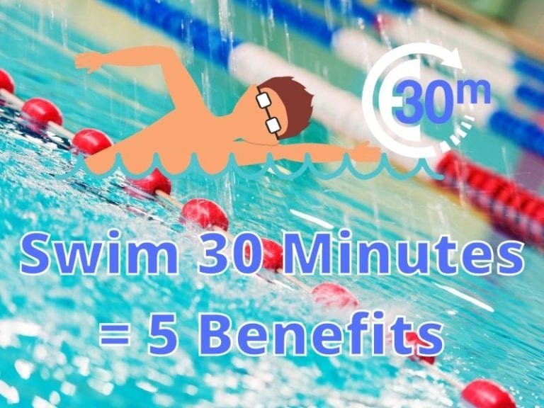 swimming for 30 minutes a day
