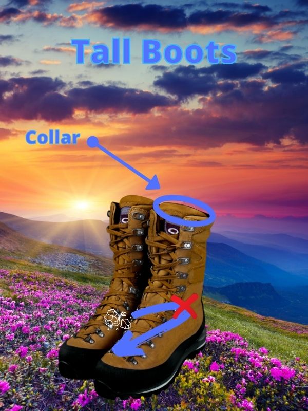 Tall Boots Keep Rocks Out of Your Shoes