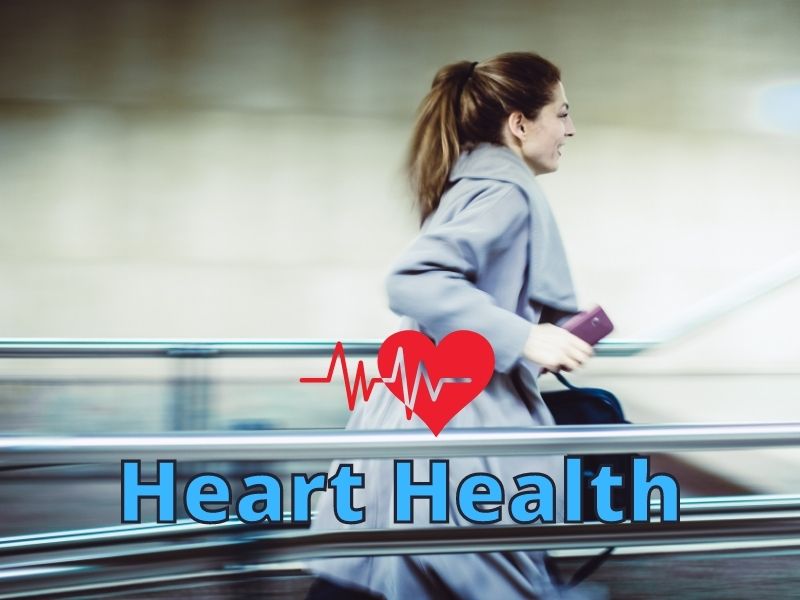 heart health walking to work