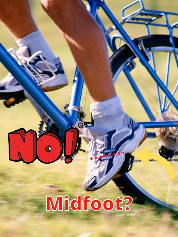 Proper Foot Placement on a Bike Pedal