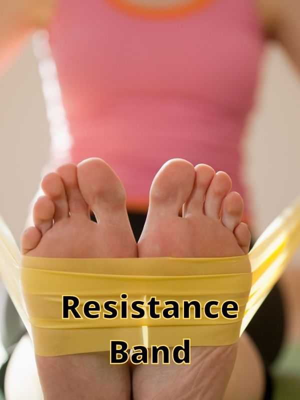 resistance band to prevent ankle rolls