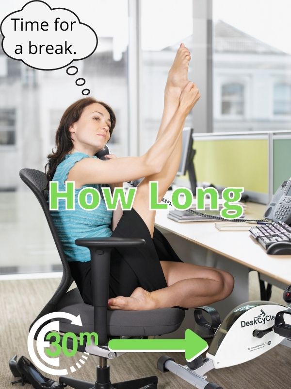 How Long to desk exercise
