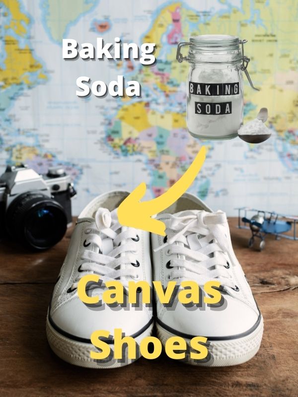 Canvas Shoes baking soda