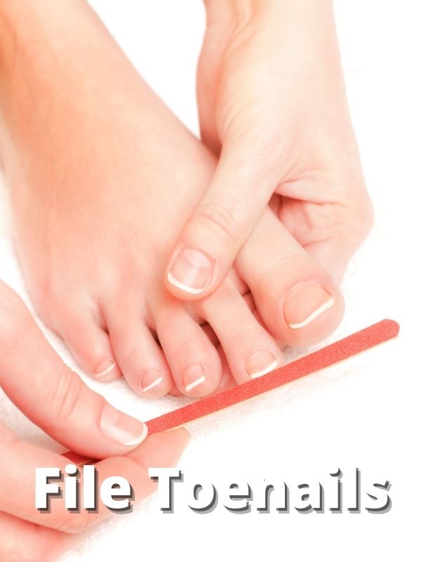 File toenails