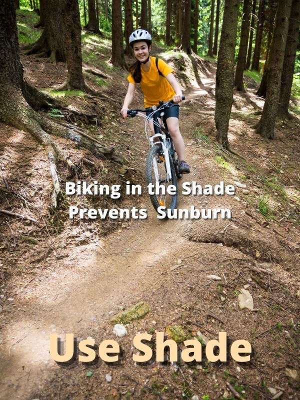 bike in the shade