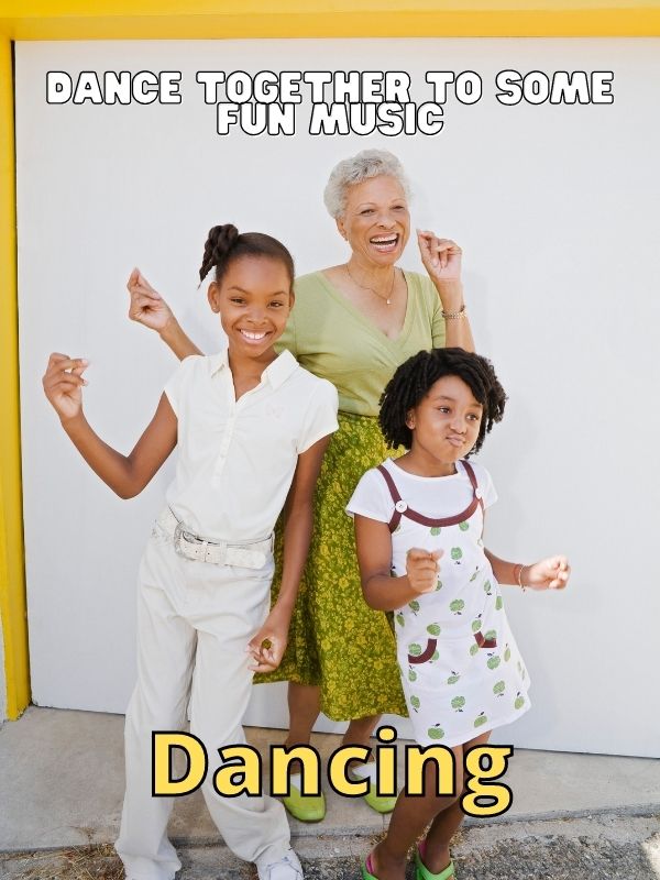 family dancing