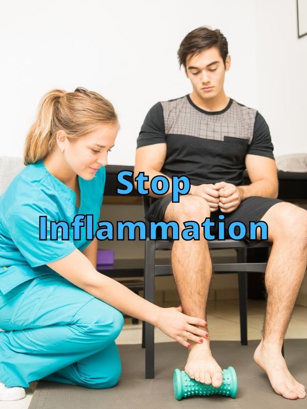 Stop Inflammation plantar fasciitis