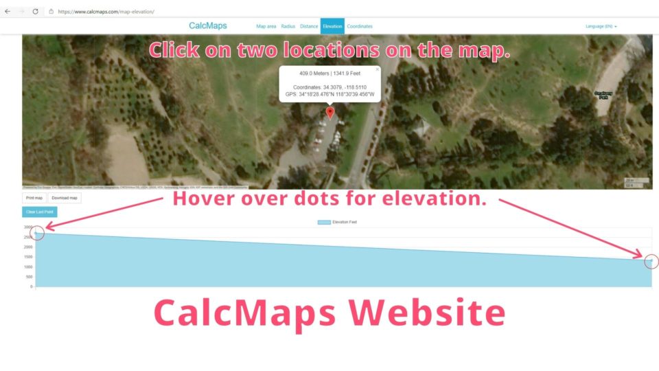CalcMaps Website