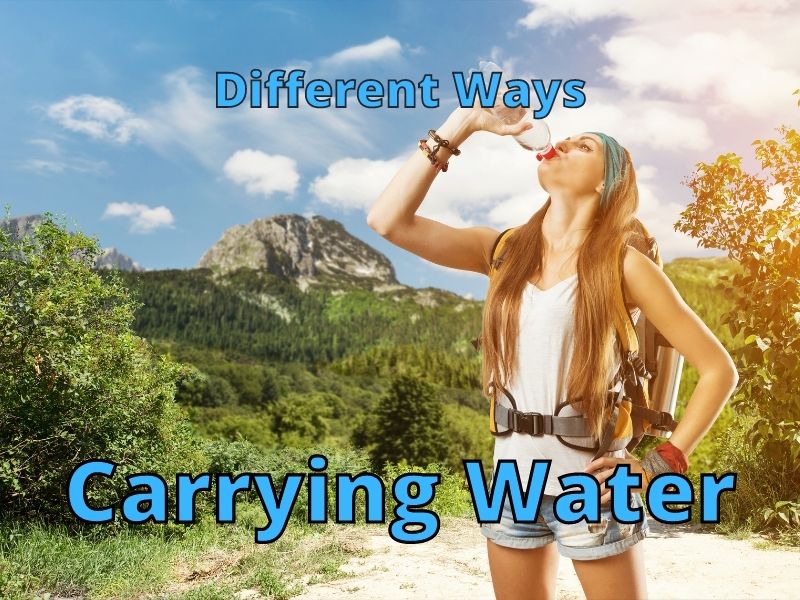 Carrying Water hiking