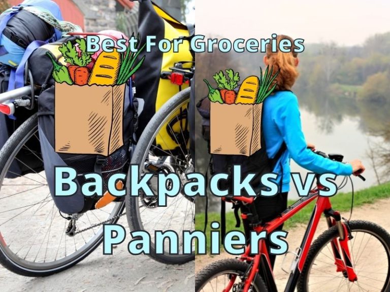 Biking Backpacks vs Panniers [What’s Best For Groceries] Help Shoe