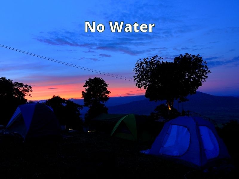 avoid water camping