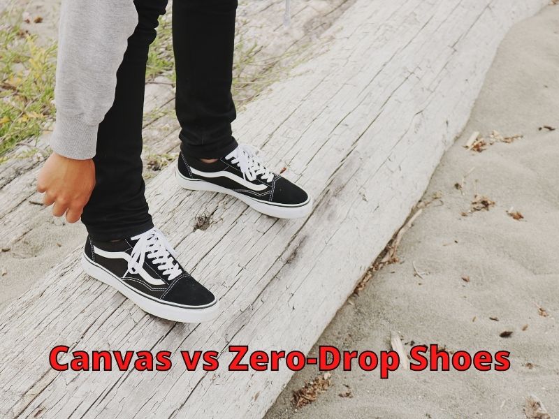 Canvas vs Zero-Drop Shoes