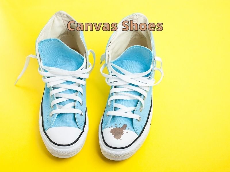 Canvas Shoes remove coffee stain