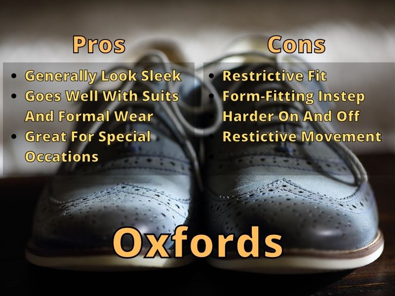 Oxford shoes pros and cons