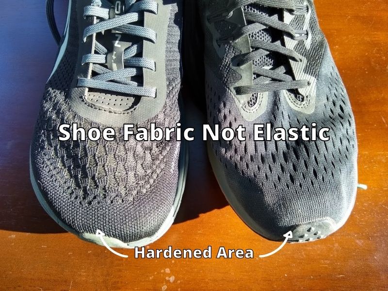 Shoe Fabric Not Elastic