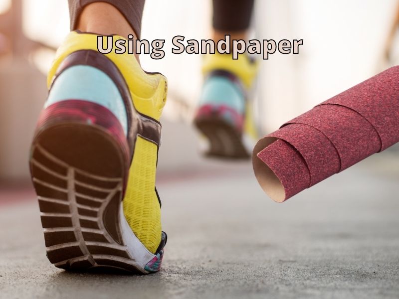 Shoe Grip using sandpaper (1)