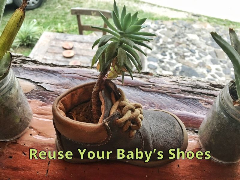 Reuse Your Baby’s Shoes garden