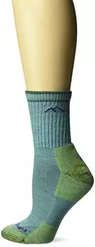DARN TOUGH (Style 1903) Women's Hiker Hike/Trek Sock - Aqua, Medium