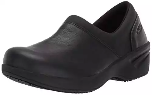 KEEN Utility Women's KANTEEN Clog Non Slip Food Service Chef Shoe, Black/Black, 8 Medium US