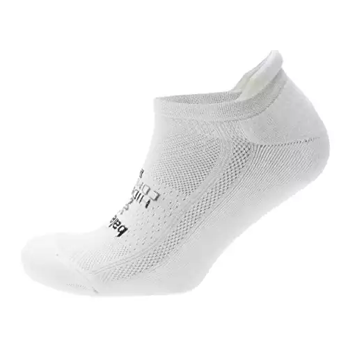 Balega Hidden Comfort Performance No Show Athletic Running Socks for Men and Women (1 Pair), White, Small