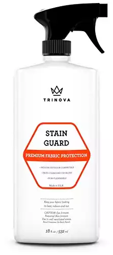 TriNova Non-Aerosol Stain Guard - Fabric Protection Spray for Upholstery, Carpet, Rugs and More to protect from liquid stains (18 fl oz)