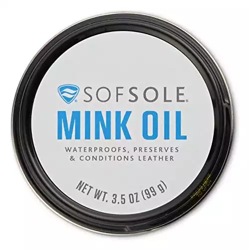 Sof Sole Mink Oil for Conditioning and Waterproofing Leather, 3.5-Ounce, Limited Edition
