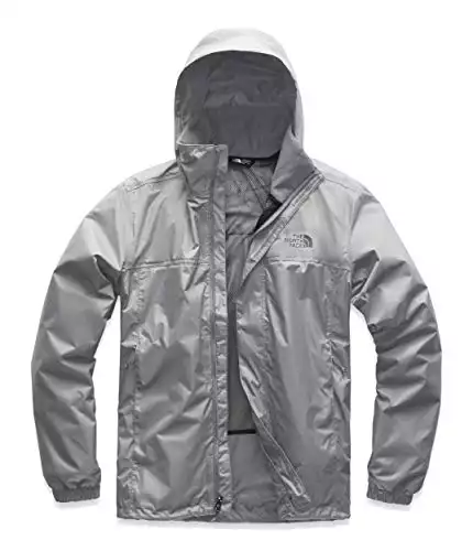 THE NORTH FACE Men's Resolve Waterproof Jacket, Mid Grey/Mid Grey, XX-Large