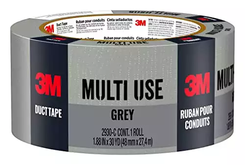 3M Multi-Use Duct Tape for Home & Shop,1.88 inches by 30 yards,2930-C,1 roll