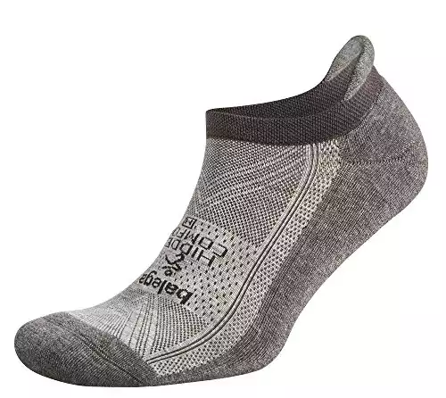 Balega Hidden Comfort Performance No Show Athletic Running Socks for Men and Women (1 Pair), Mid Grey/Carbon, Medium