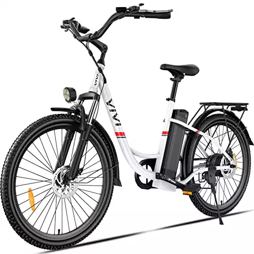 Vivi Electric Bike 500W Electric Cruiser Ebike with 48V Removable Battery