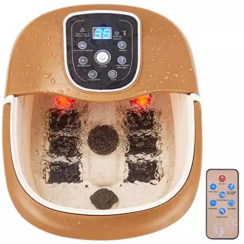 Giantex All in One Foot Spa Bath Massager w/Heating & Surfing