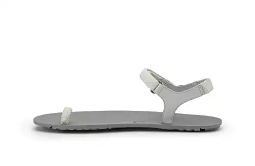 Xero Shoes Women's Jessie Lightweight Sandal - Barefoot Minimalist Sandal Oyster Gray,7