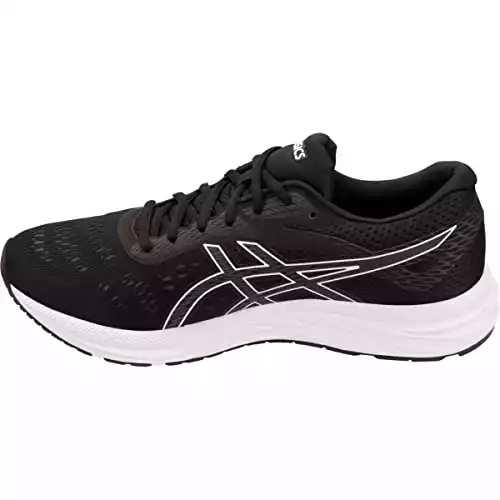 ASICS Men's Gel-Excite 6 Running Shoes, 7, Black/White