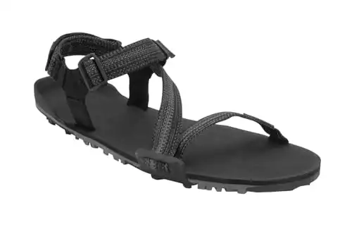 Xero Shoes Z-Trail EV - Men's Lightweight Hiking and Running Sandal - Barefoot-Inspired Minimalist Trail Sport Sandals Multi-Black