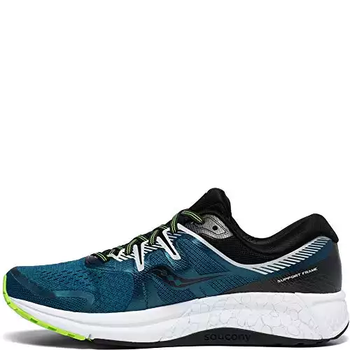 Saucony Men's Omni ISO 2 Running Shoe, Blue/Silver, 11.5